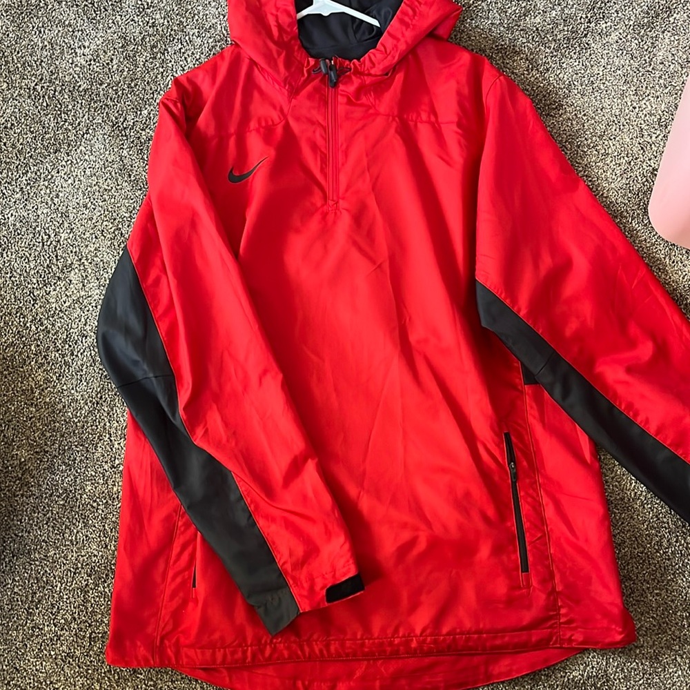 Mens Nike hooded quarter zip